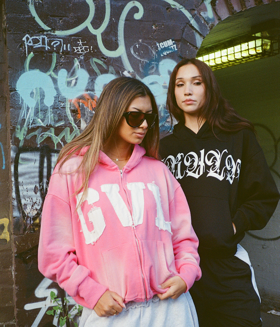PINK 'GVL' ZIP-HOOD [PRE-ORDER]