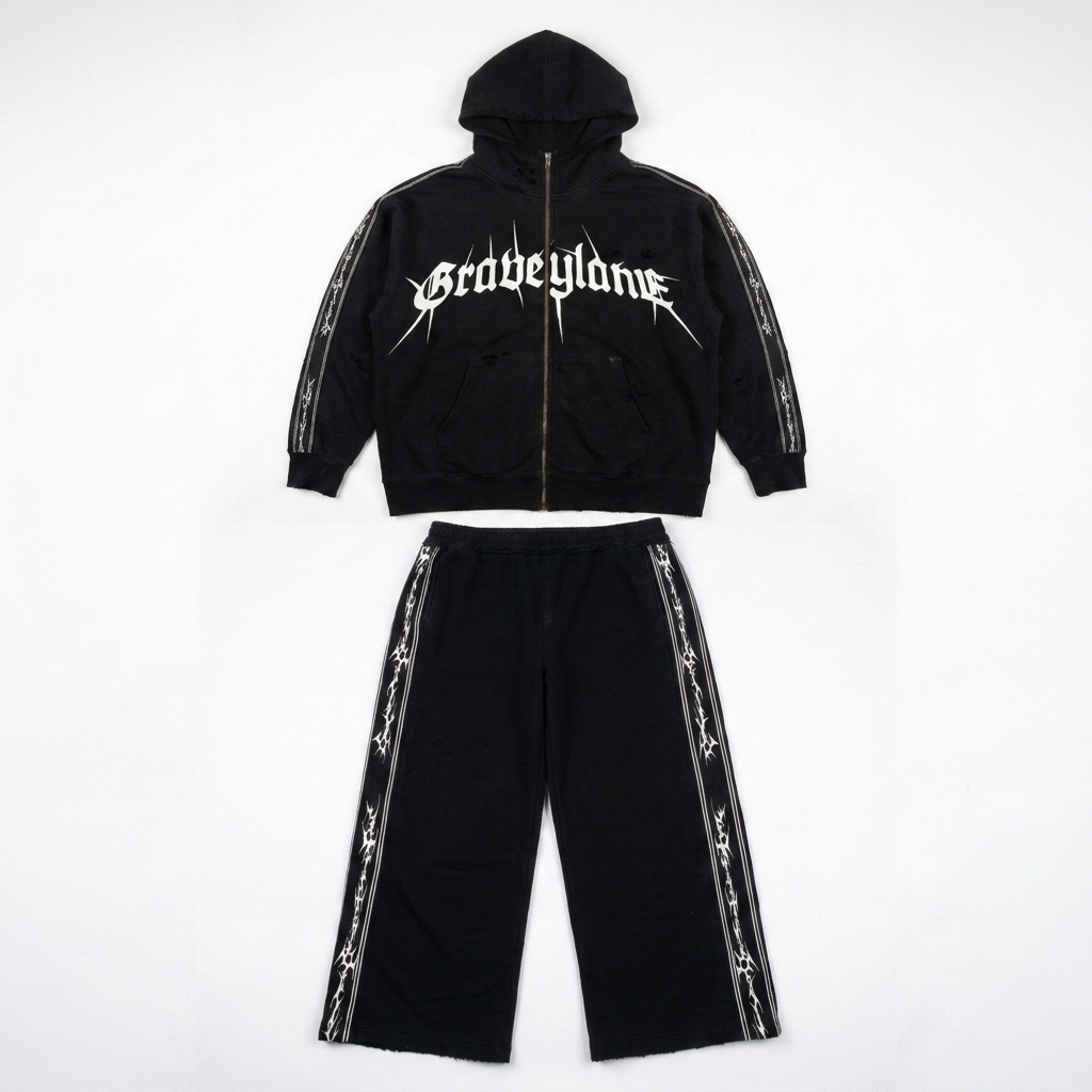 GRVLN 'CORE' TRACKSUIT BOTTOMS  [PRE-ORDER]
