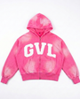 PINK 'GVL' ZIP-HOOD [PRE-ORDER]
