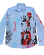 Screen Print + Graff Collard Shirt